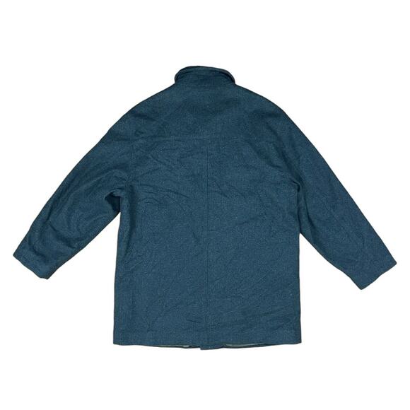 Newport Harbor Wool Cashmere Blend Gray Overcoat Jacket Waterproof Size XL - Picture 4 of 10